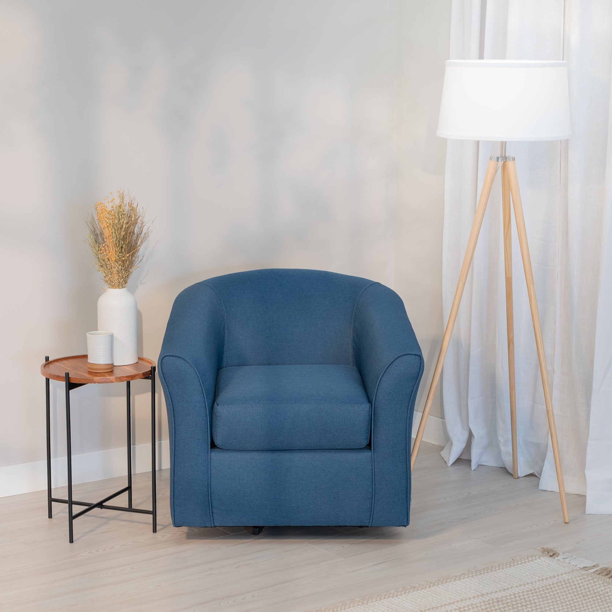 Notting Hill Fabric Swivel Chair