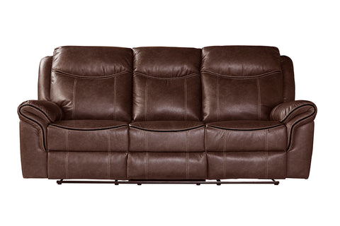 Ashbourne Reclining Vegan Leather Sofa